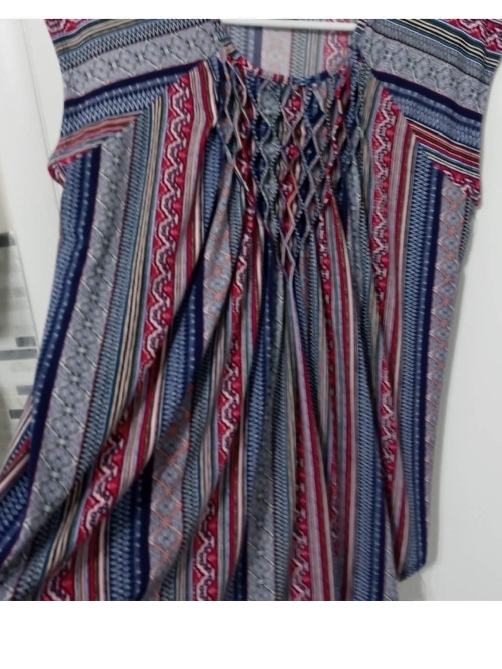 Premise Aztec Striped Sleeveless blouse